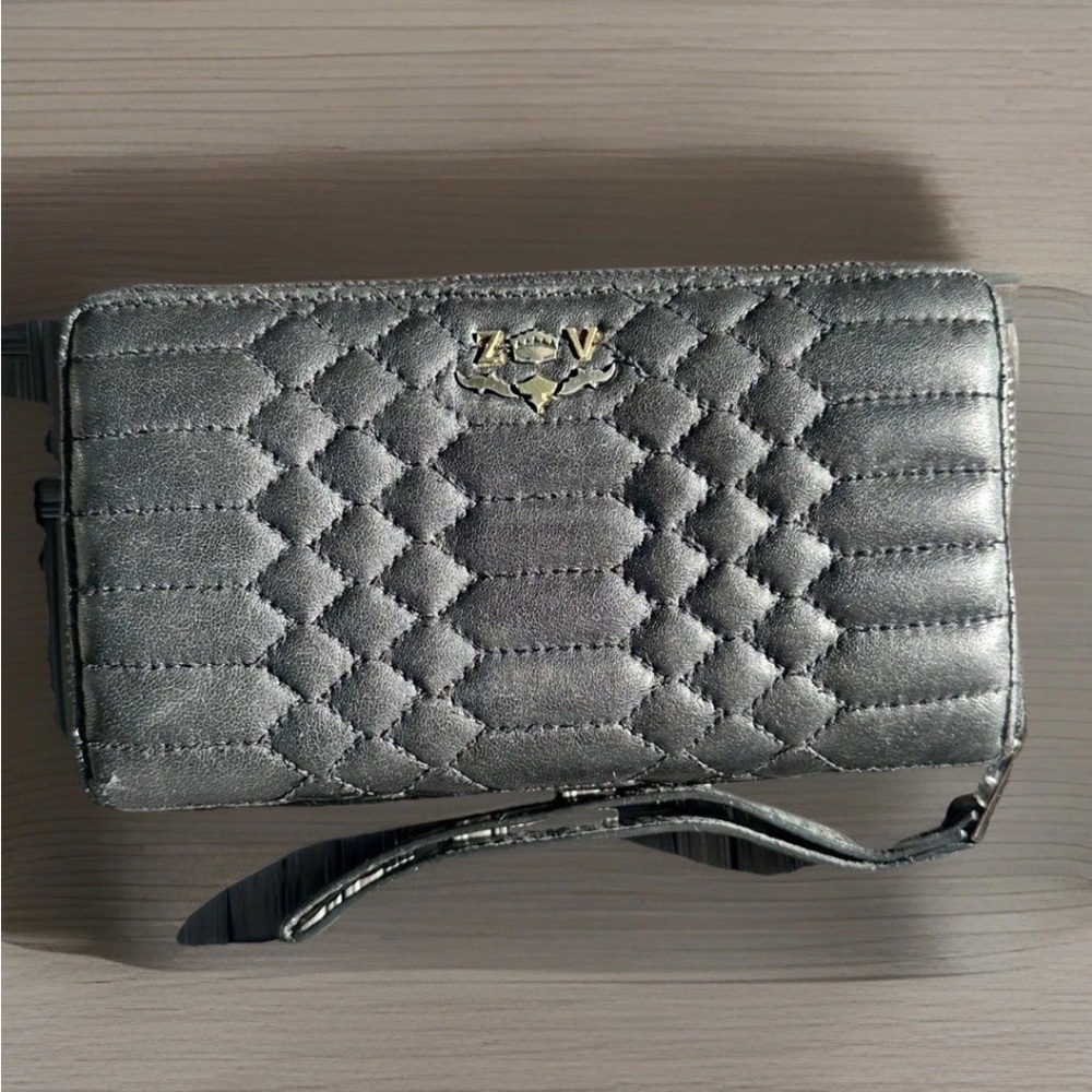 AUTHENTIC Zadig & Voltaire Women’s Wallet~Black ~Zip Around~Quilted Wristlet